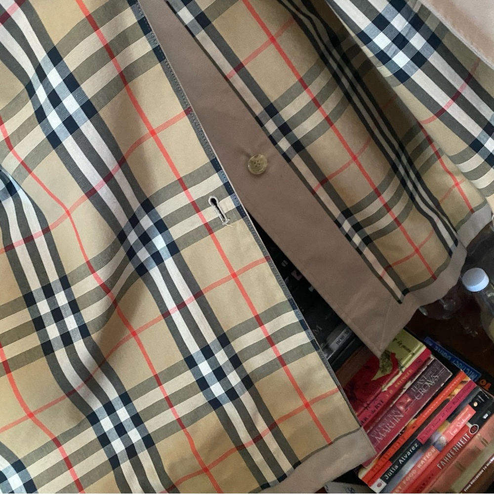 Vintage Burberry Rain Trench Coat Women’s Oversized Medium or Large Men’s Medium - Picture 12 of 16